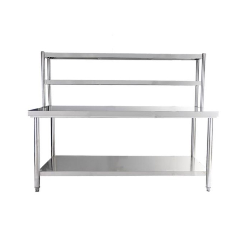 Kitchen Height Adjustable Stainless Steel Work Table