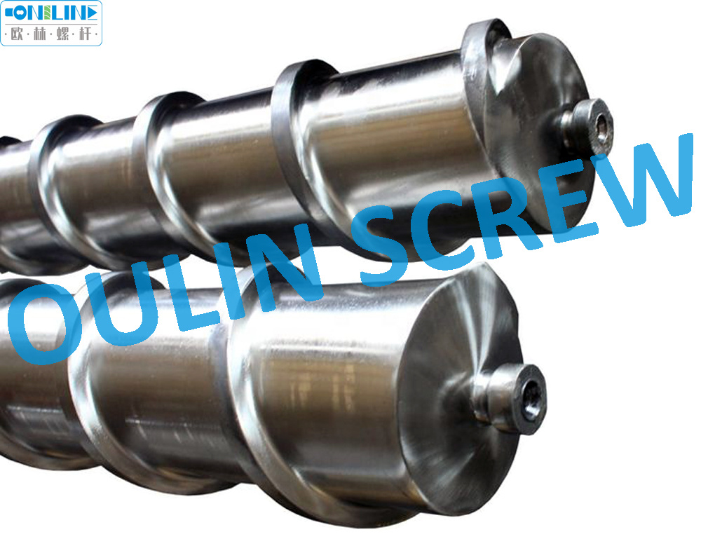 180/120, L/D=30 Conical Type Recycling Extrusion Screw and Barrel