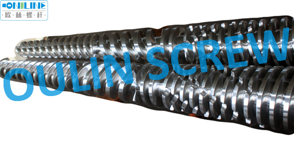 Cincinnati Cmt80/174 Twin Conical Screw and Barrel for PVC Extrusion