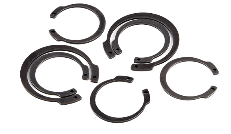 Black oxide retaining Rings for Shaft