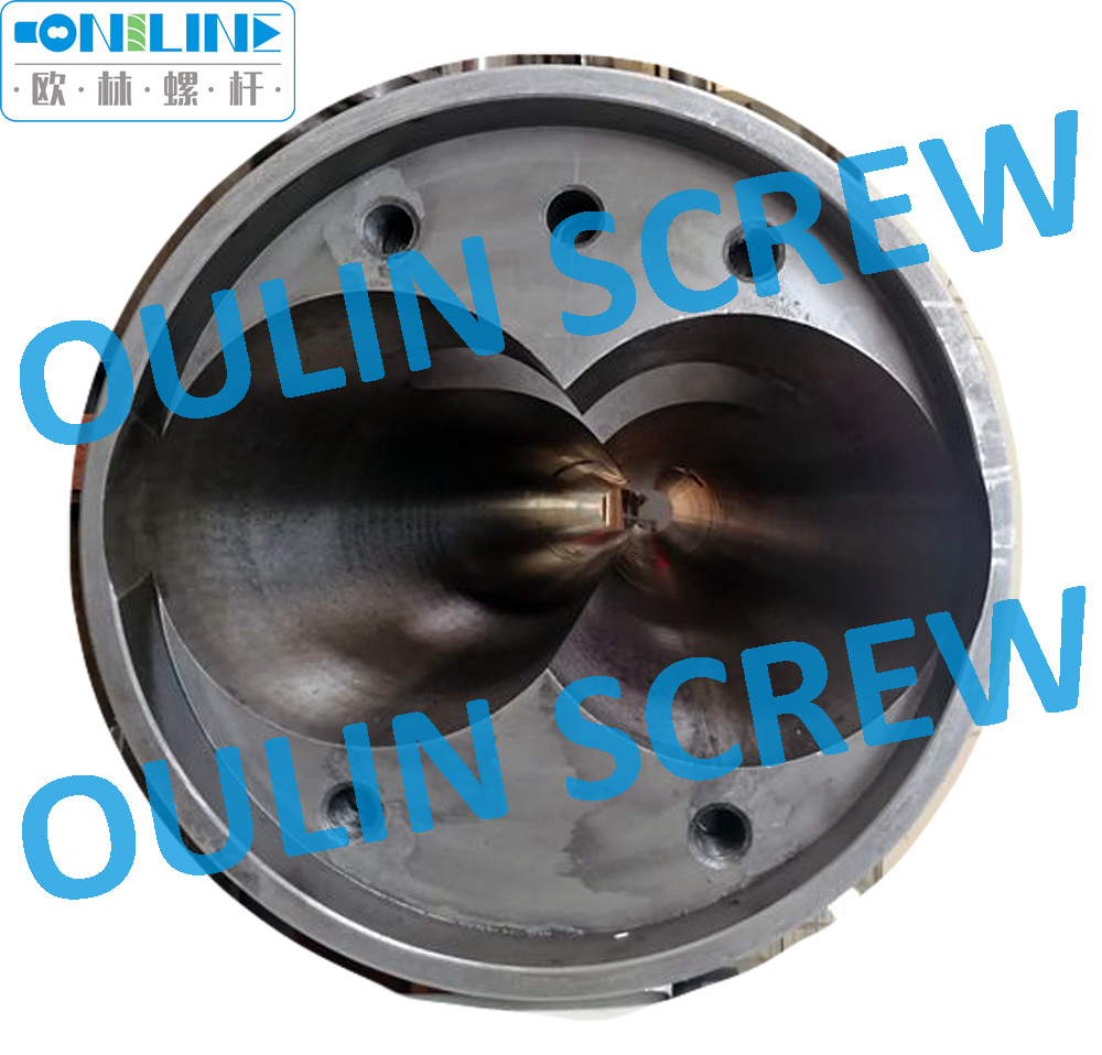 65/132 Twin Conical Screw and Barrel for PVC WPC Extrusion