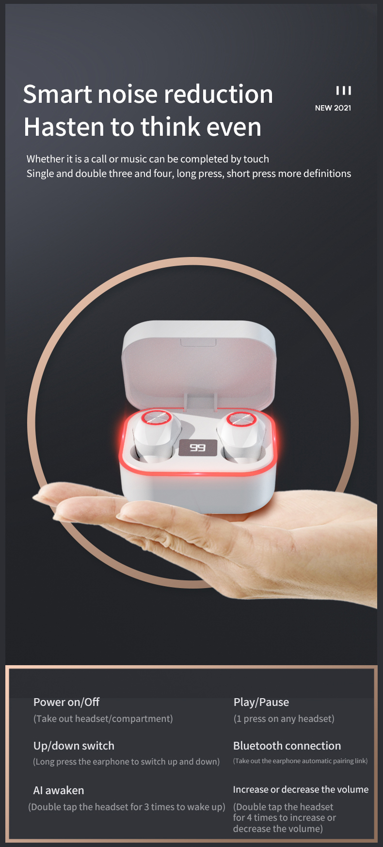 TWS Headset for Smart Phones TWS Headset for Smart Phones