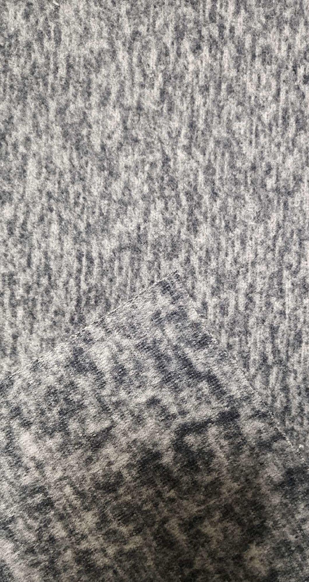 100% polyester Hacci Fleece tyg med katjon