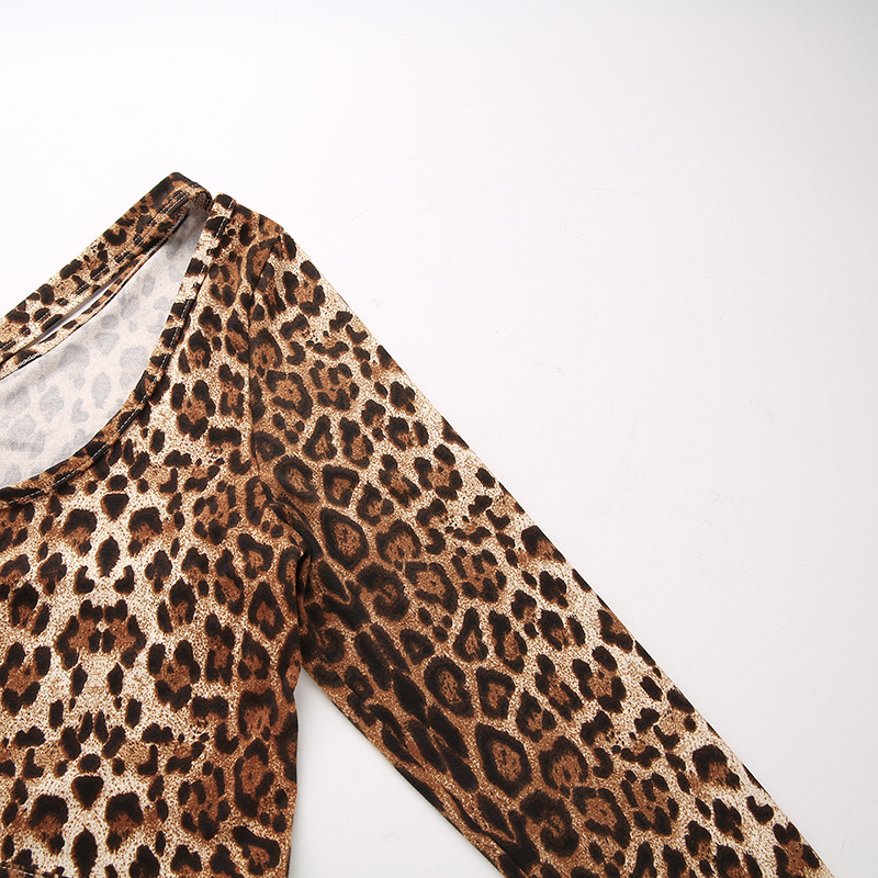 Women  Leopard Print One-piece 