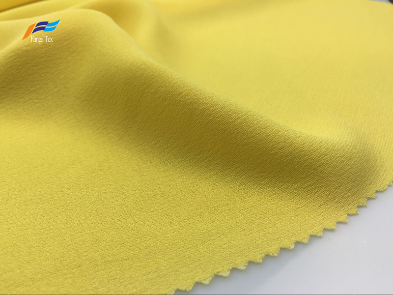 100% Polyester Yarn Dyed Yellow Ladies Dress Fabric 1 100% Polyester Yarn Dyed Yellow Ladies Dress Fabric 1