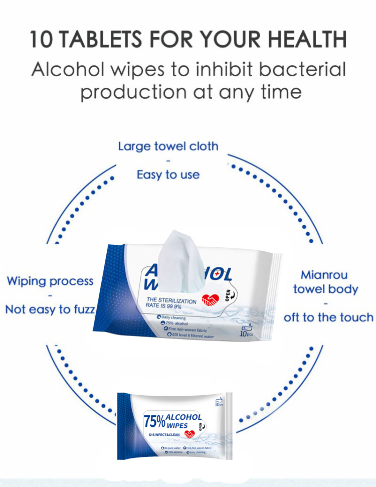  Alcohol Tissue Wipe