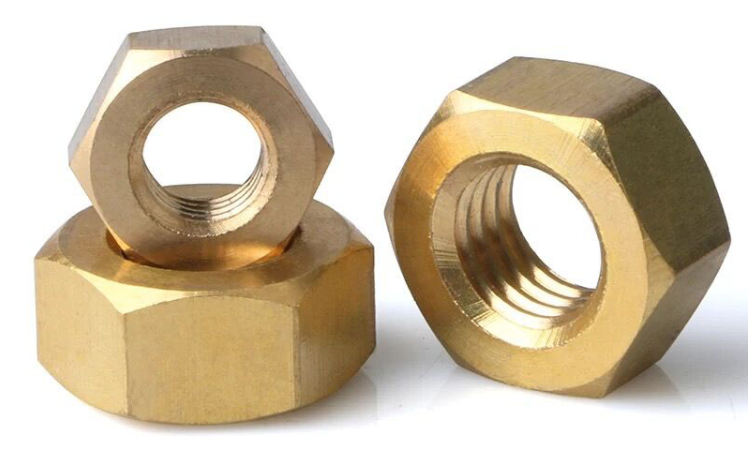 Hex Brass Nuts