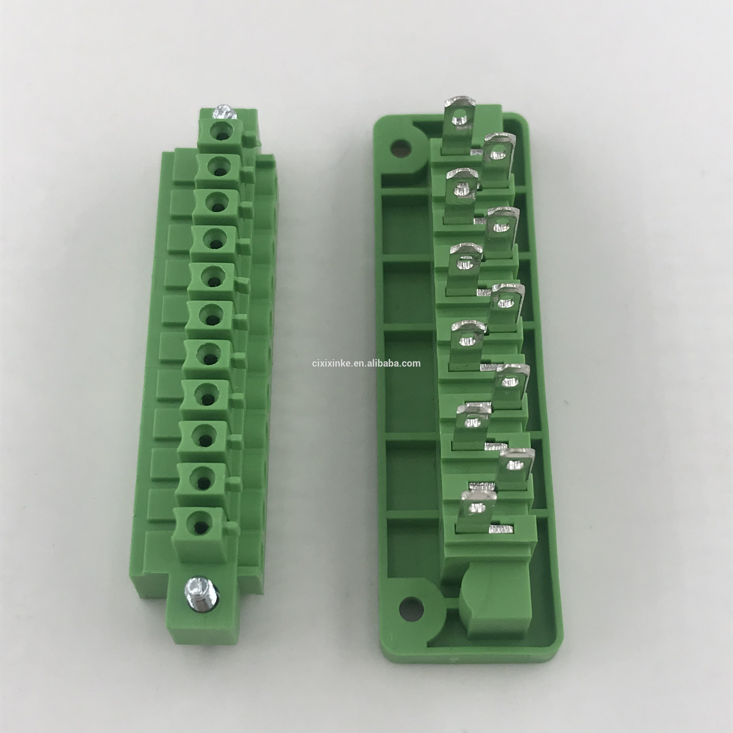 11 pin through wall plug-in terminal block