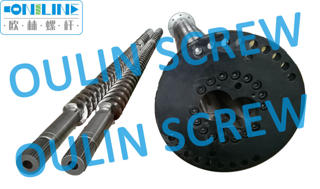 Counter-Rotating Twin Extrusion Screw Barrel for Spc Floor, Wall Board