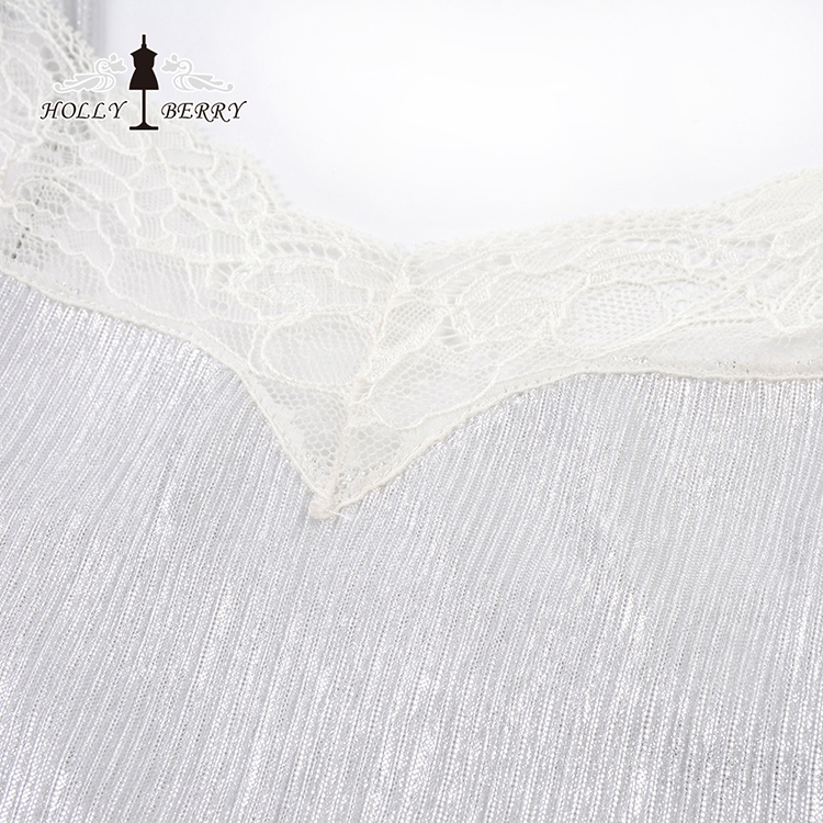 V-neck Soft Lace Dress