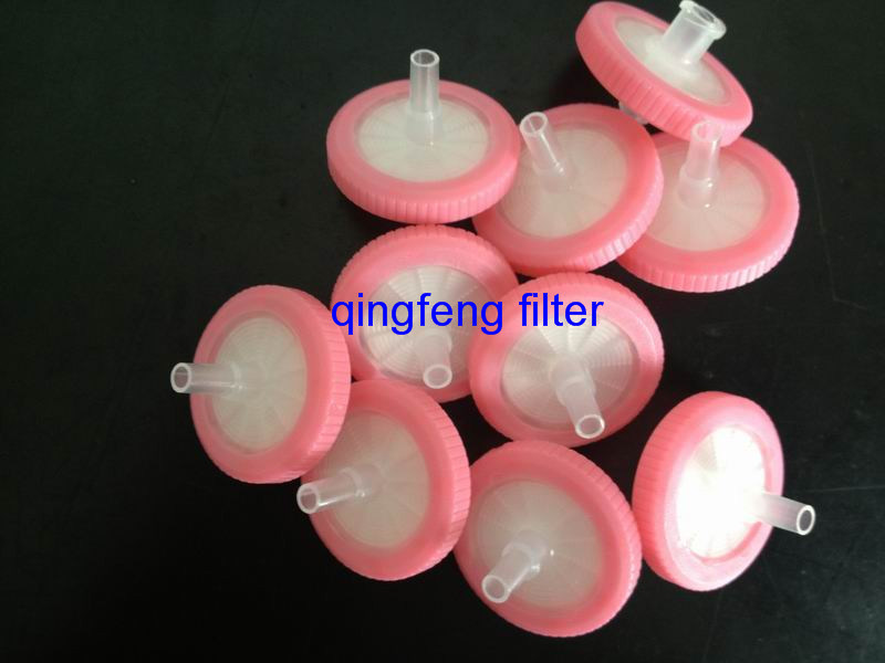 0.45um 33mm Ca Syringe Filter with Cellulose Acetate Membrane