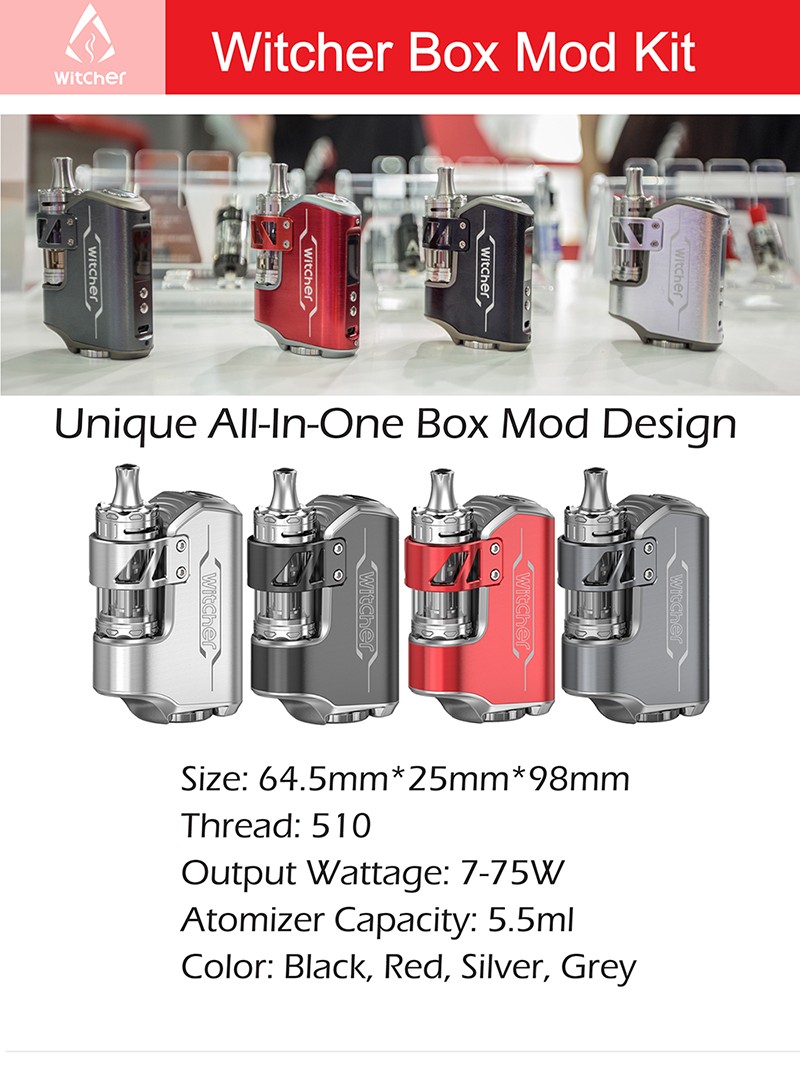 Tpd Standard Ecig Blast 75w Witcher Mod Kit Vape Wire Coils, High Quality  Tpd Standard Ecig Blast 75w Witcher Mod Kit Vape Wire Coils on