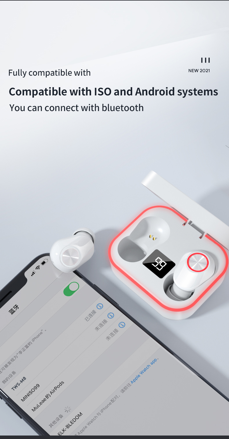 Noise Cancelling Bluetooth Headset earphone 