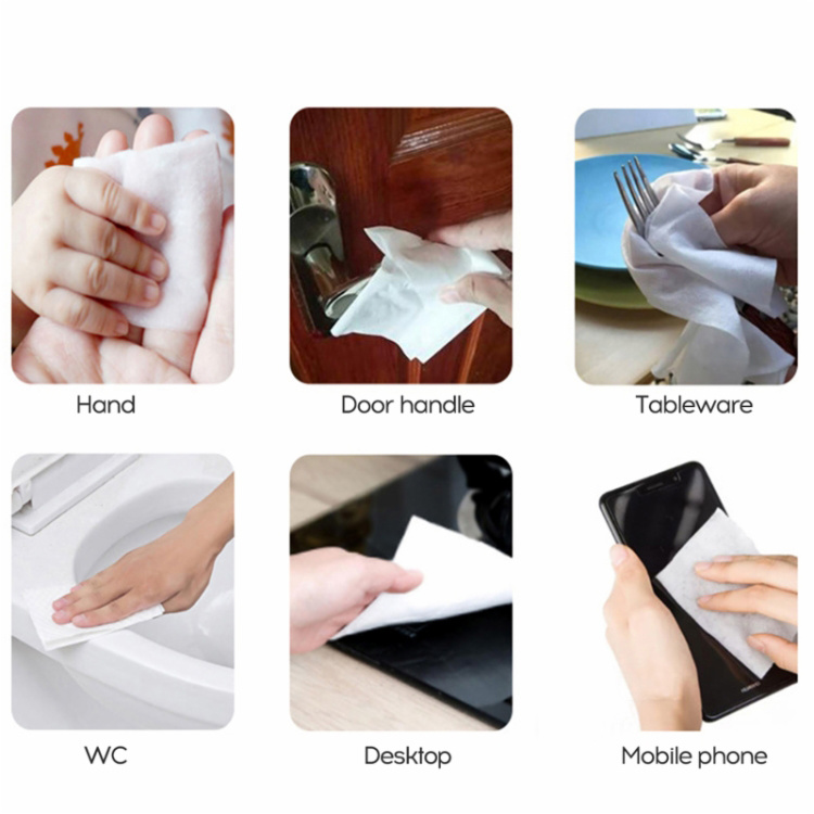 Dialy Life Use Cleaning Non Woven Alcohol Tissue Wipe