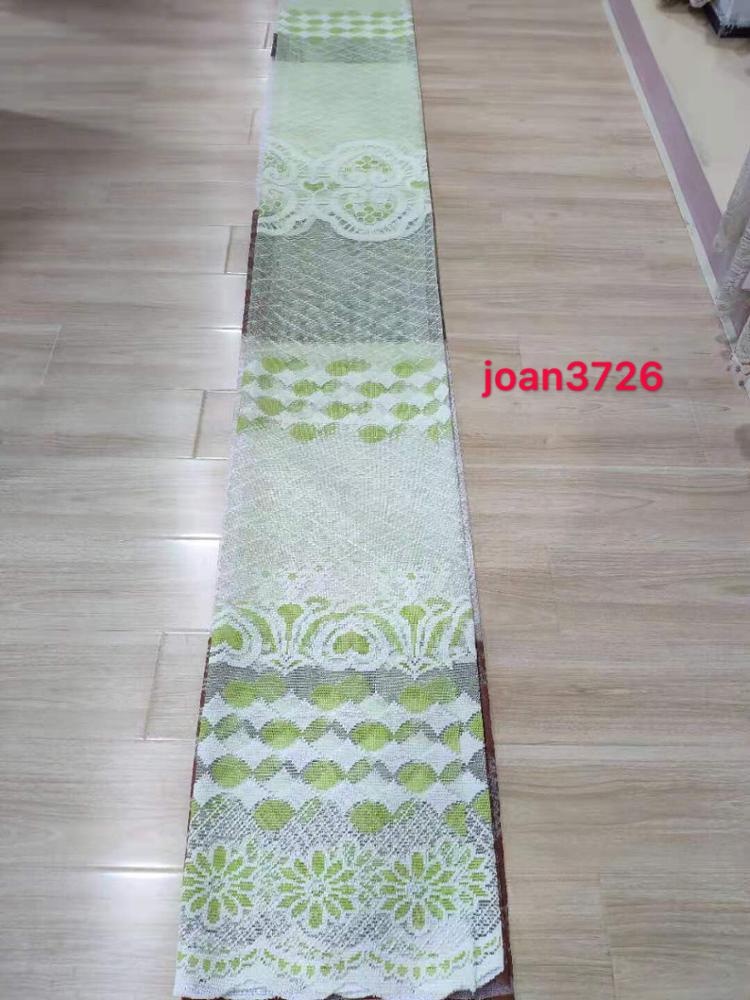 Polyester Warp Paper Printing Lace Window Curtains Fabric 7