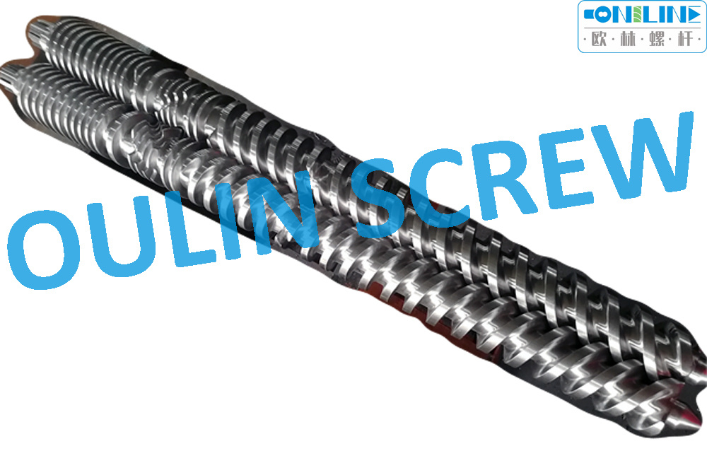 55/105 Twin Conical Screw and Barrel for PVC Machine