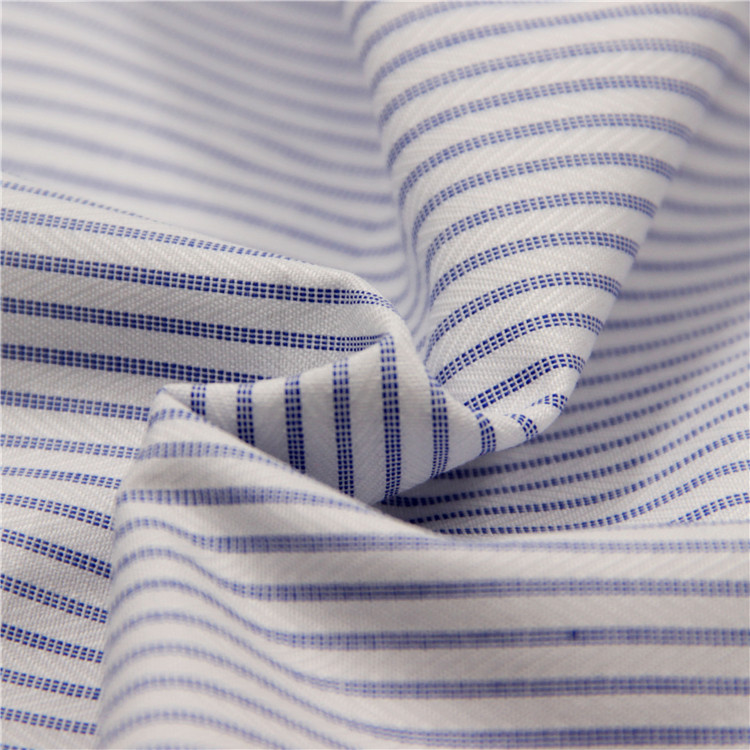 Modern design men shirt fabric with tencel mixed