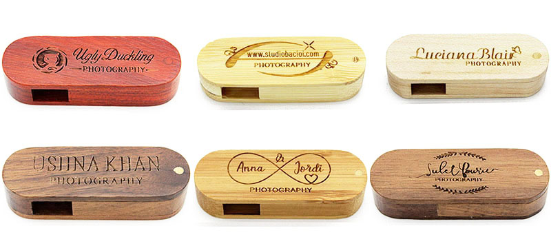 Wood Usb Flash Drive with Box