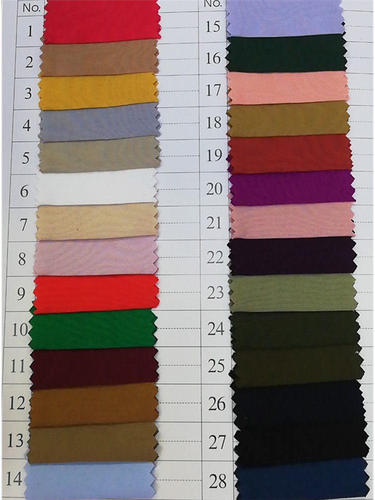 Stock eco woven plain polyester rayon fabric