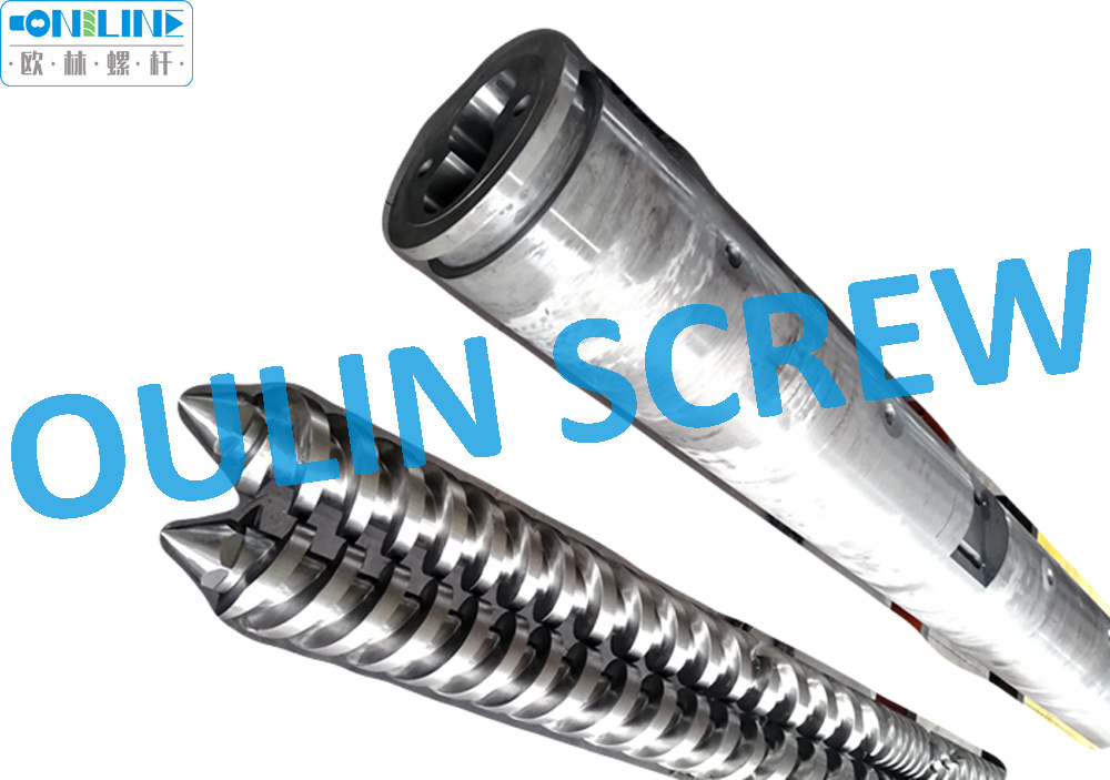 110/28 Twin Parallel Screw Barrel for PVC Extrusion