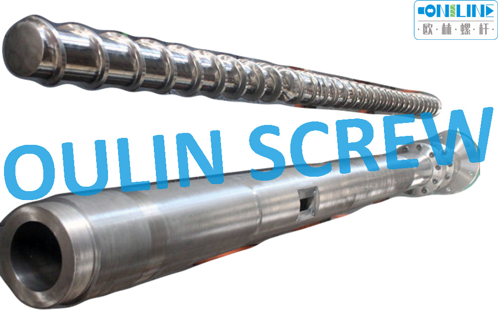 Vented Type 115mm Single Screw and Barrel for Recycling Extrusion