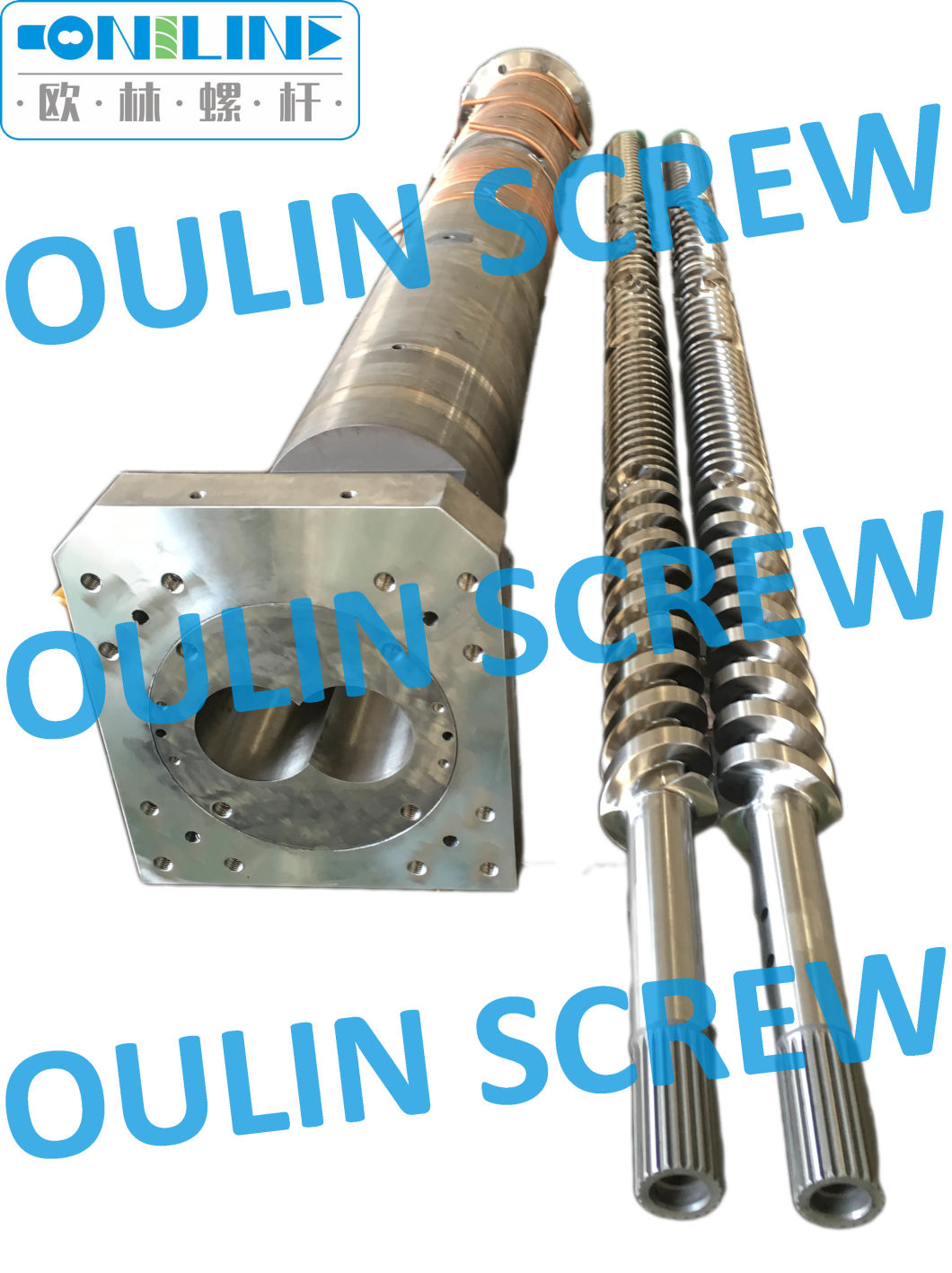 Theysohn Twin Parallel Screw and Barrel for PVC Pipe