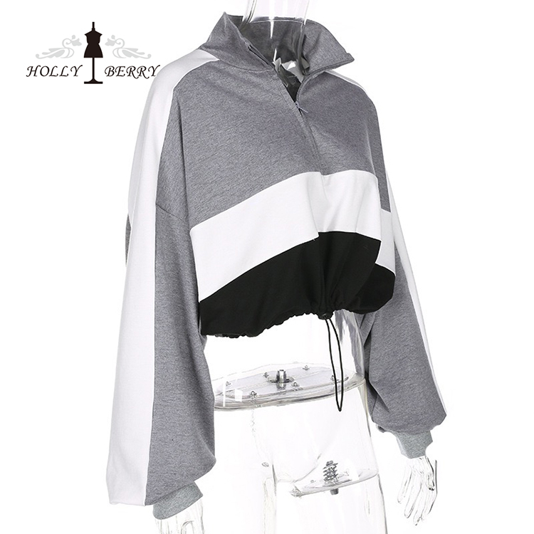 Hood Sweatshirt Zippered
