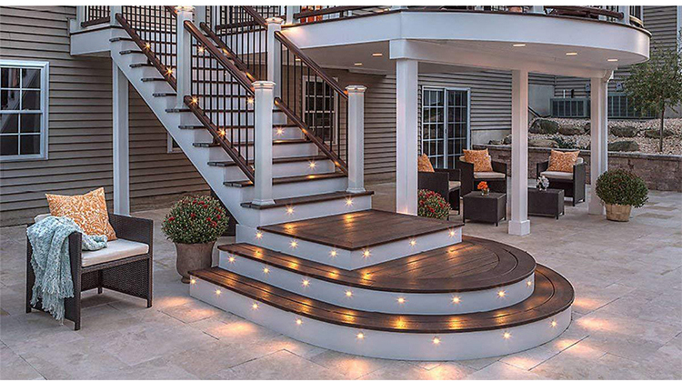 LED deck lights for stairs