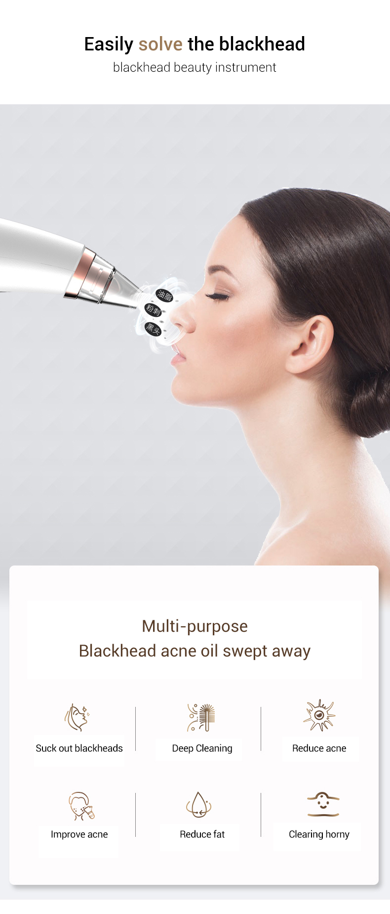 Face Cleaner Vacuum Suction Beauty Device