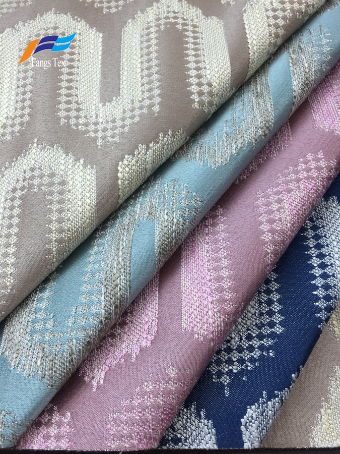 Polyester Cotton Textile Window Embroidered Curtain Fabric 2