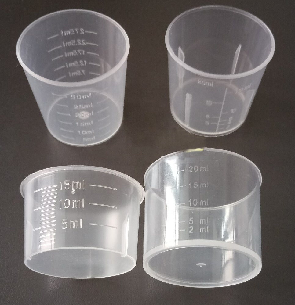 Plastic Medicine Measuring Cup