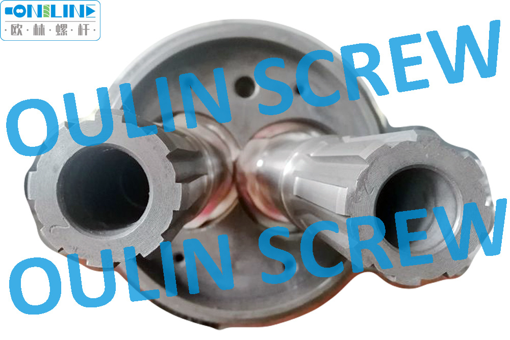 45/90 Double Conical Screw and Barrel for PVC Pipe Extrusion