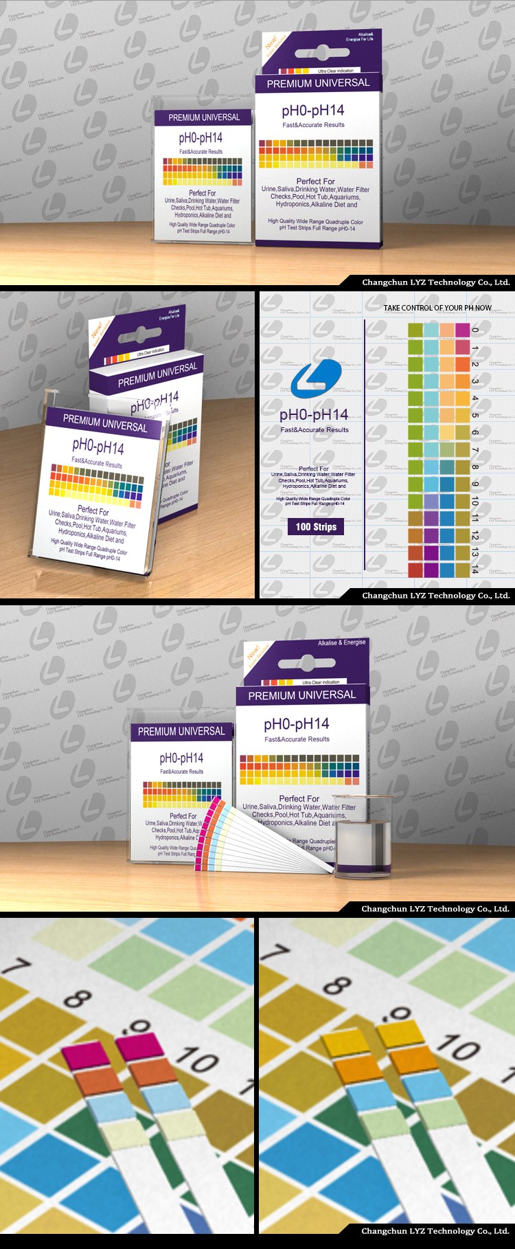 ph urine test strips 