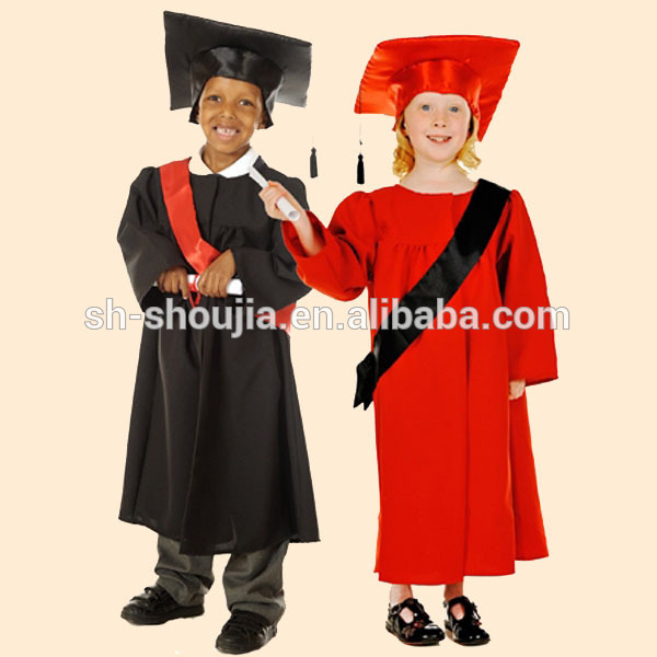 White Graduation Gown Child, Children Graduation Gown, Kindergarten ...