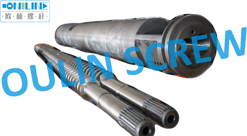 Supply Bausano MD72 Twin Screw Barrel for PVC Pipe, Sheet, Profile, Pellets Extruder