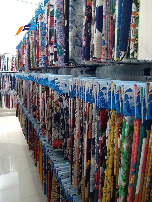 Wholesale 100% Polyester Floral Printed Chiffon Fabric 5