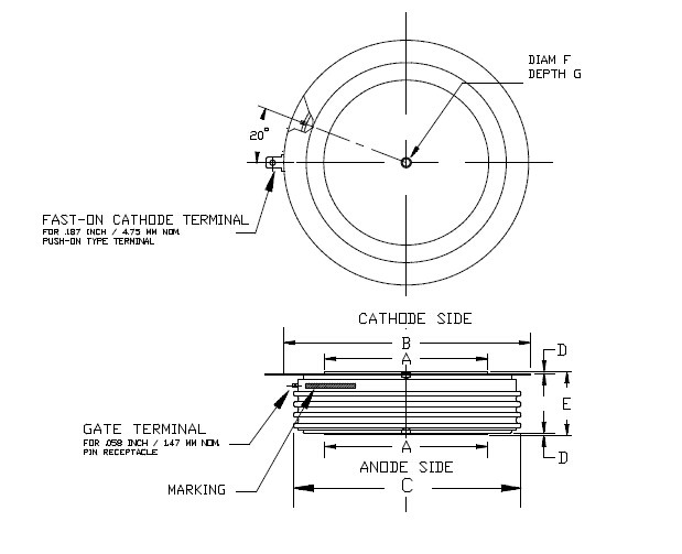 High Power Thyristor Phase Control PST-KP738LT