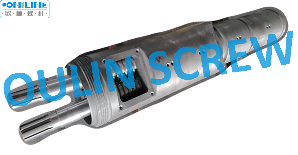 Produce 45/90 Twin Conical Screw Barrel for PVC Extrusion