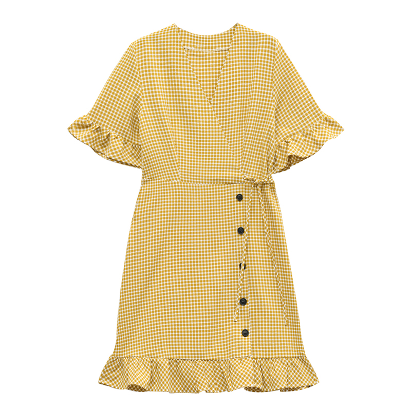 Fashion Button Dress