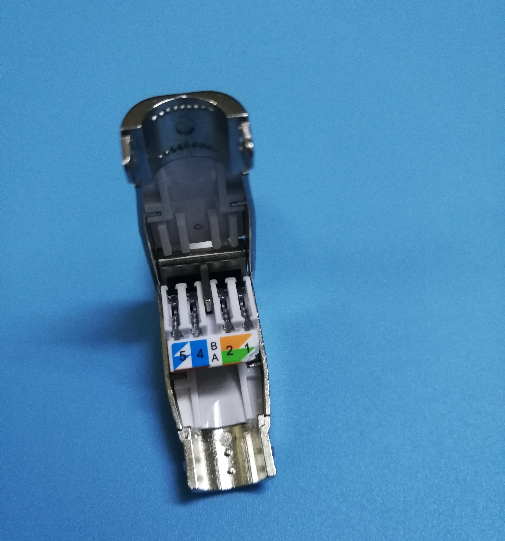 RJ45 CAT6A STP plug toolless rj45 Cat6A connector