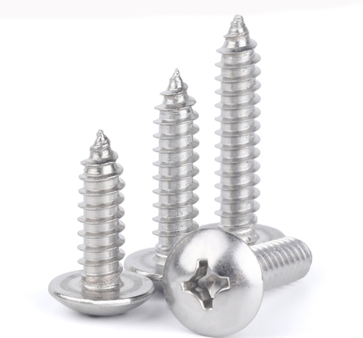 Mushroom head screws