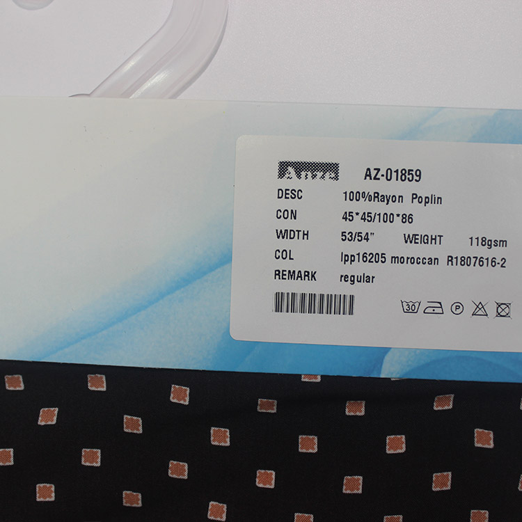 Plain digital printed tencel fabric