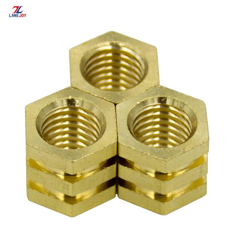 OEM High Precision Customized Made Brass Copper Bush Knurled Insert for Bearing Motor