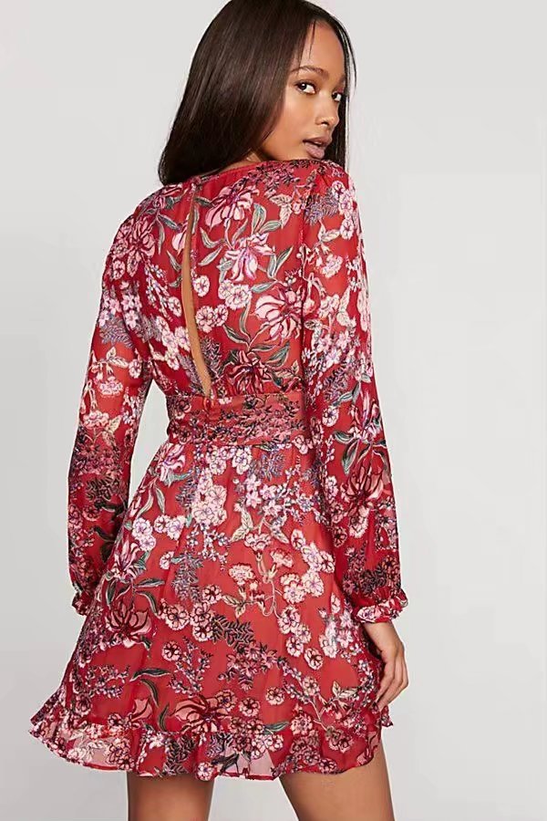 Flower Printing Dress