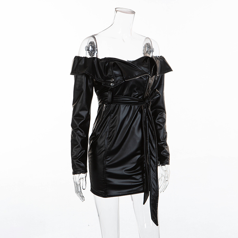 Women PU Dress