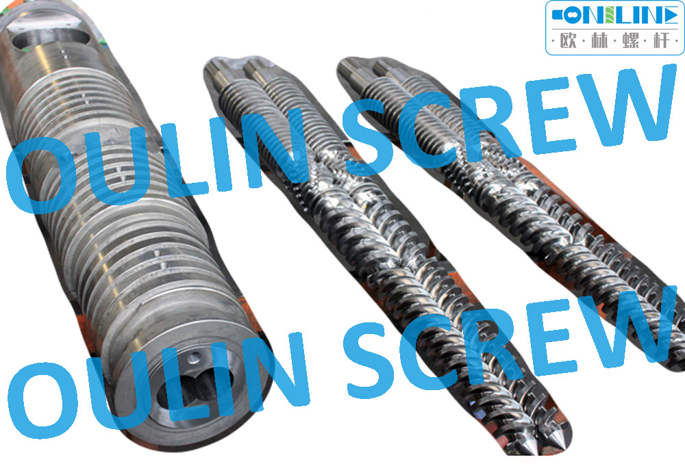 55/113 Twin Conical Screw and Barrel