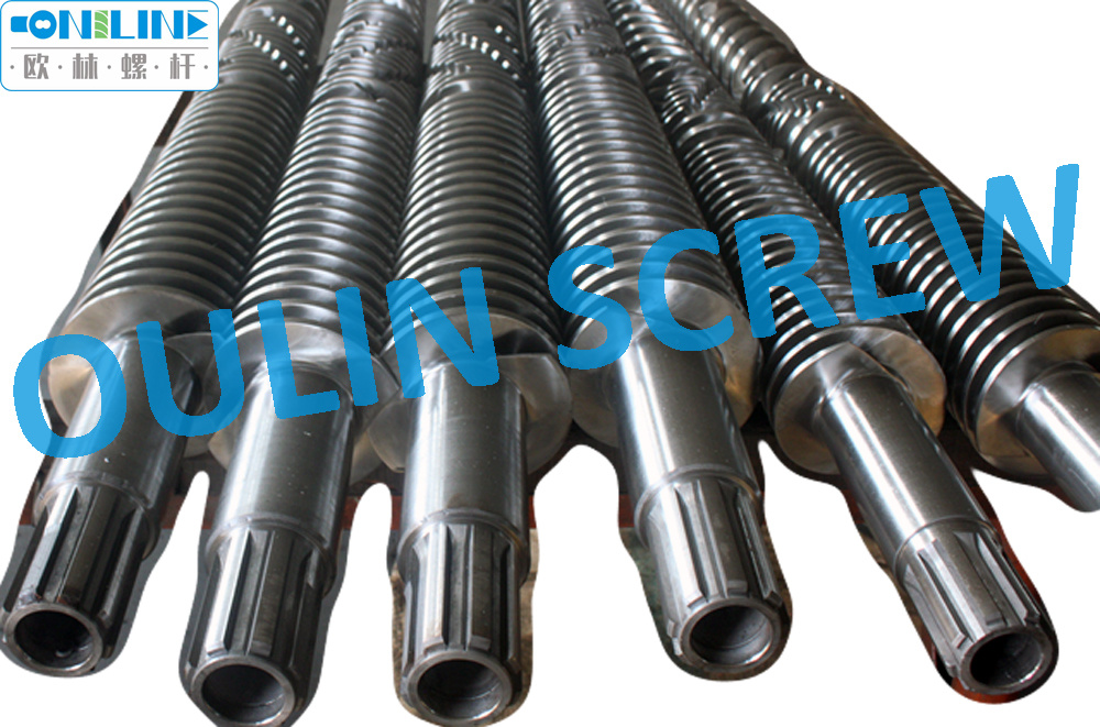 Liansu Lse80/156 Twin Conical Screw and Barrel for PVC Machine