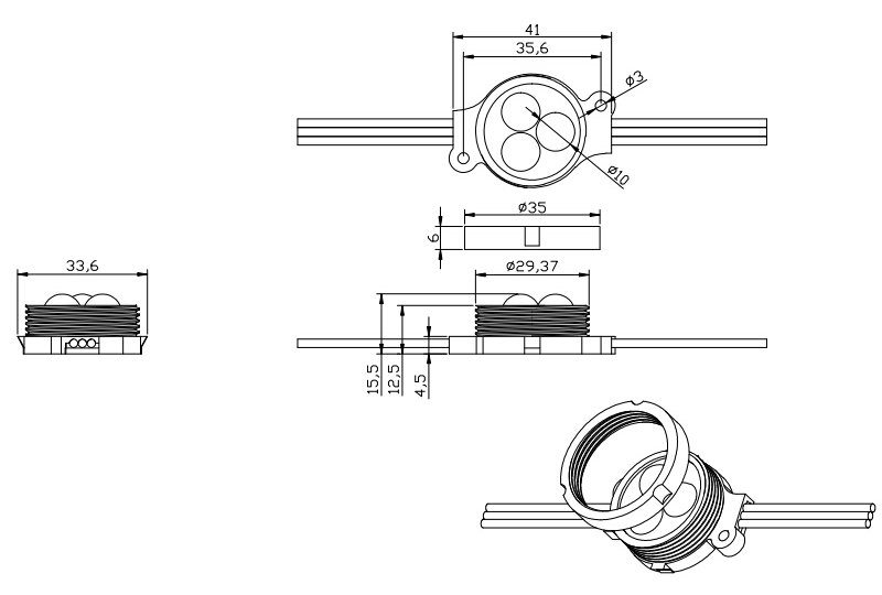 led point light