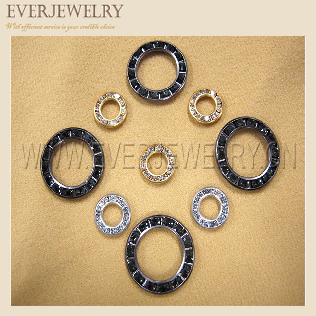 22mm Big Round Metal Brass Rhinestone Eyelets for Jeans