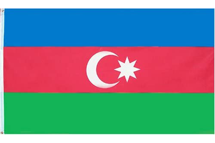 Azerbaijan Promotion Flying National Table Election Flag